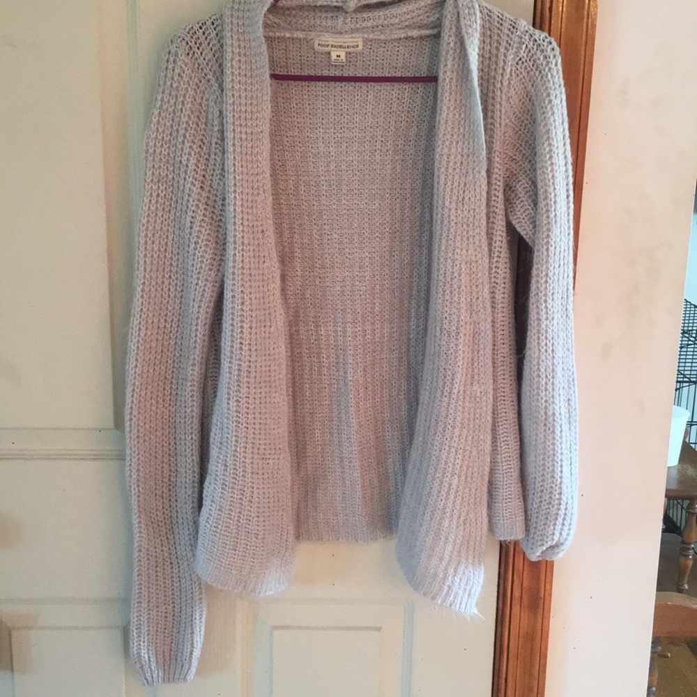 Grey cardigan